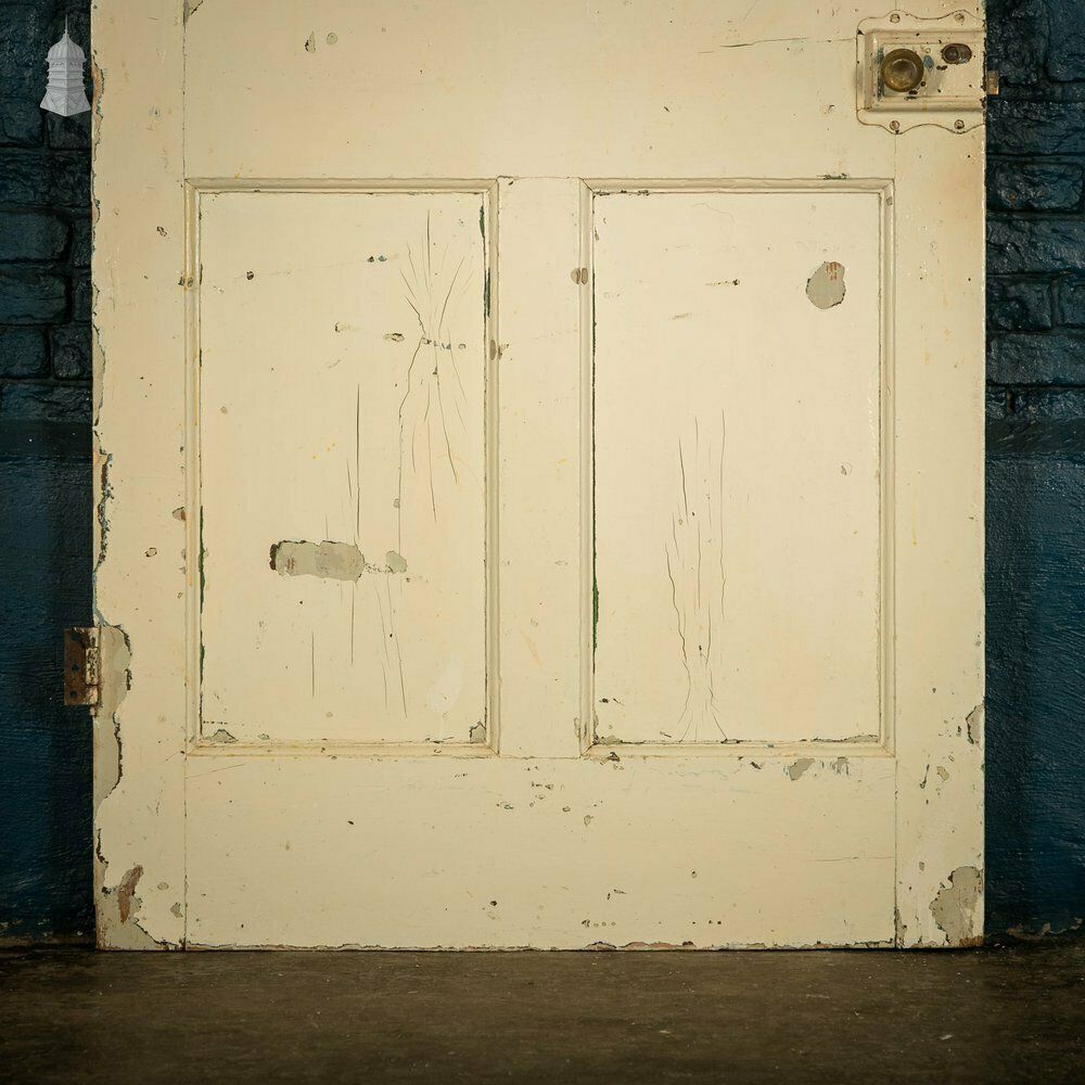 240.0 Pine Panelled Door, 4 Raised Panel White Painted photo