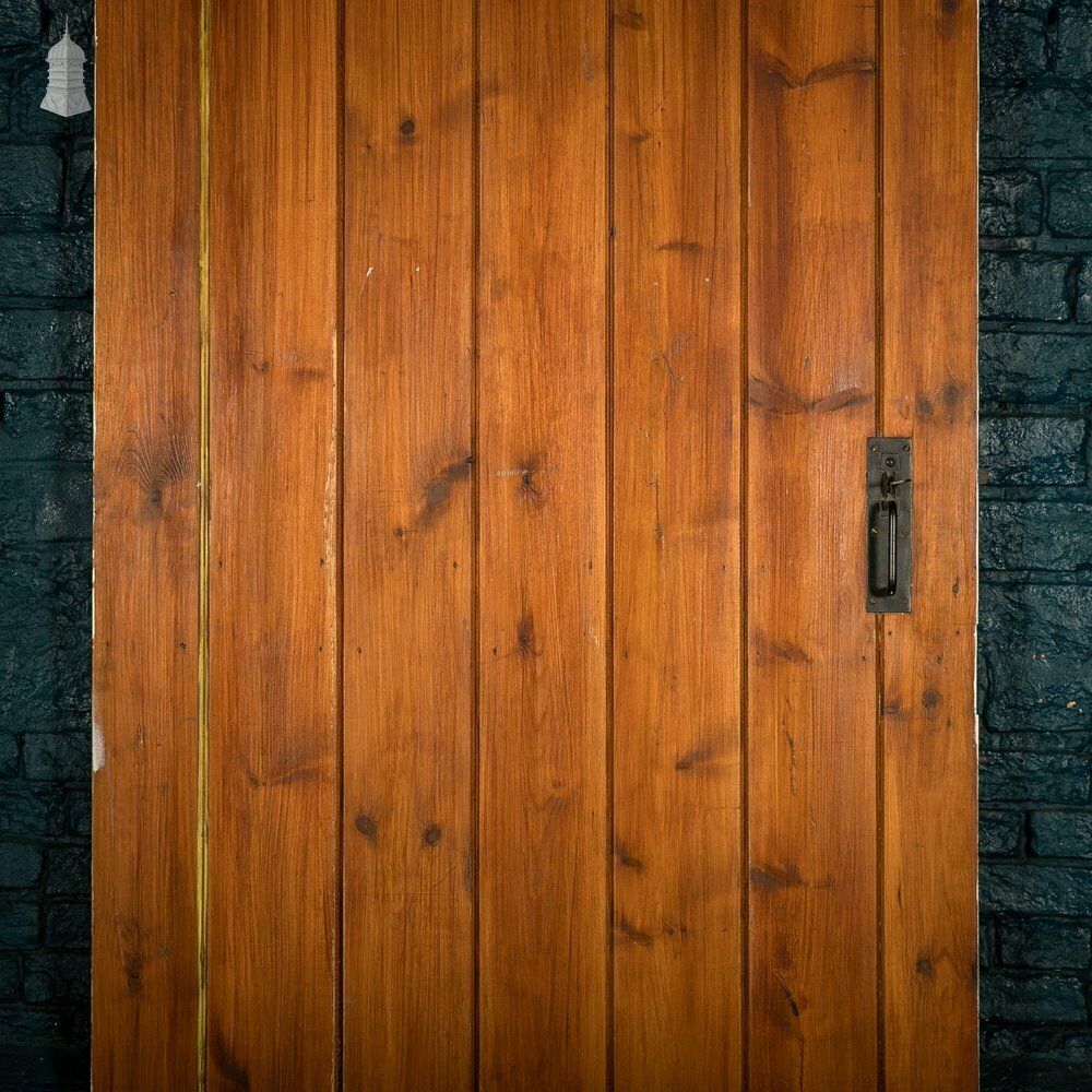 Ledged And Braced Door, Pine Finish photo for sale