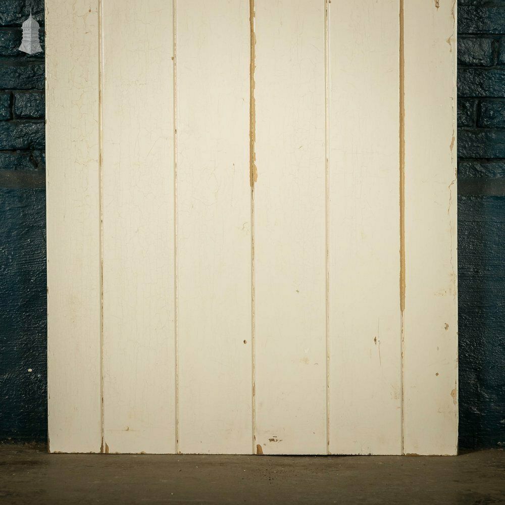 Ledged Plank Door, White Painted photo Home Fixtures