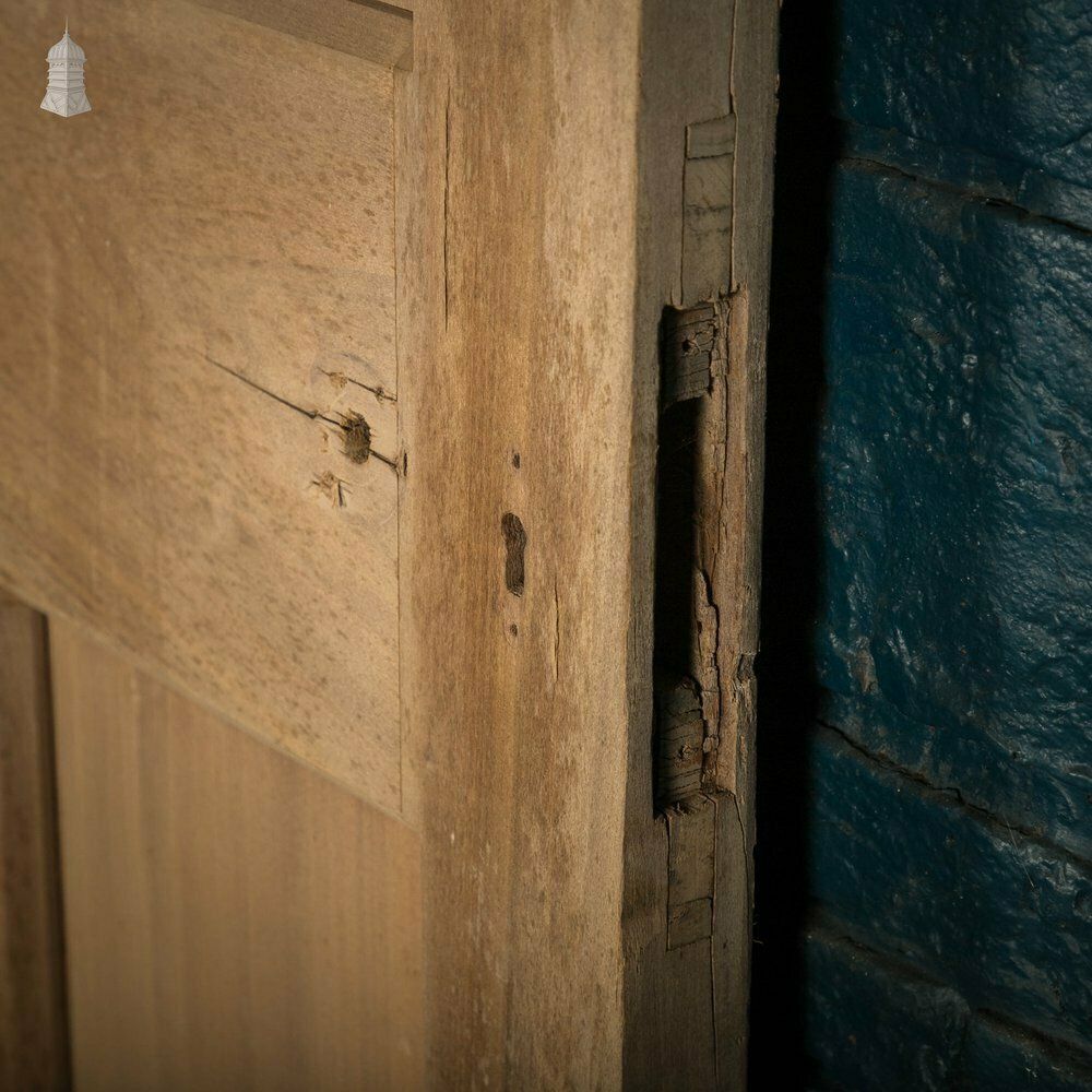 Hardwood Panelled Door, 5 Panel photo vintage