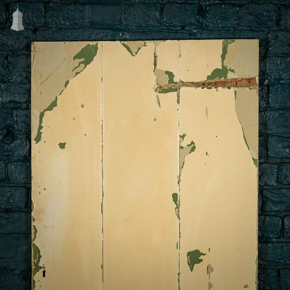 Ledged Plank Door, Distressed Painted Finish photo furniture