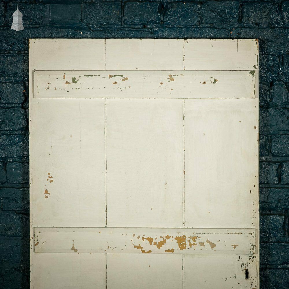 photo furniture Ledged Plank Door, Distressed Painted Finish