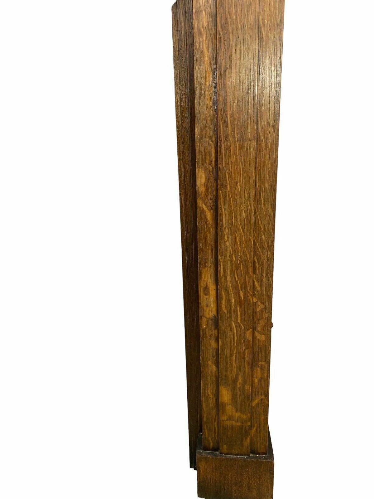 photo for sale Art Deco 20 30s Antique Solid Oak Fire Surround Overmantle Period Fireplace Wood