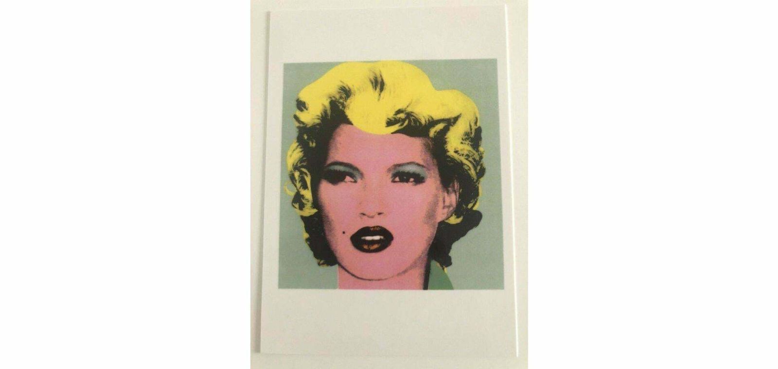 Kate Moss (Crude Oils), Print On Card, 2005 By Banksy 2005 photo Art