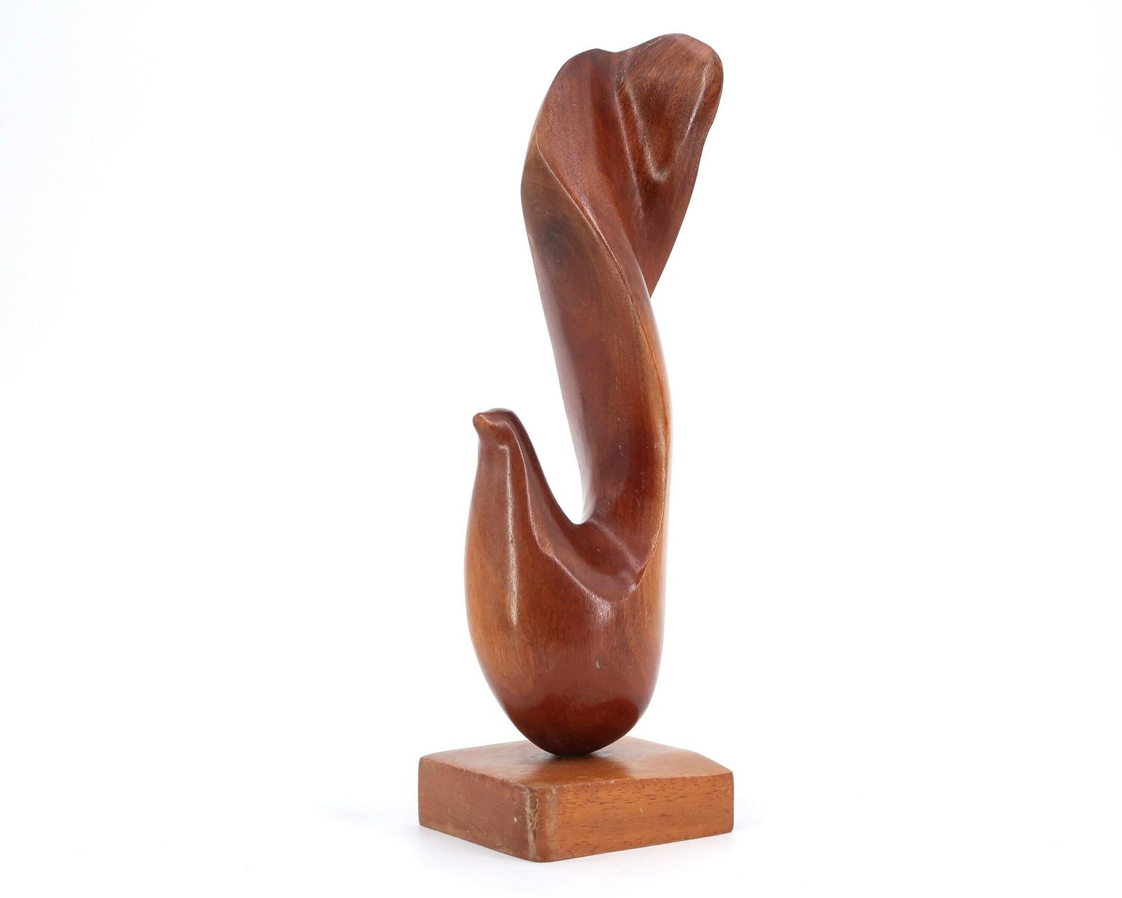 Moderne Houten Sculptuur, Vogel, Jaren 1970 / Kunst, In De Stijl Van Alexandre Noll