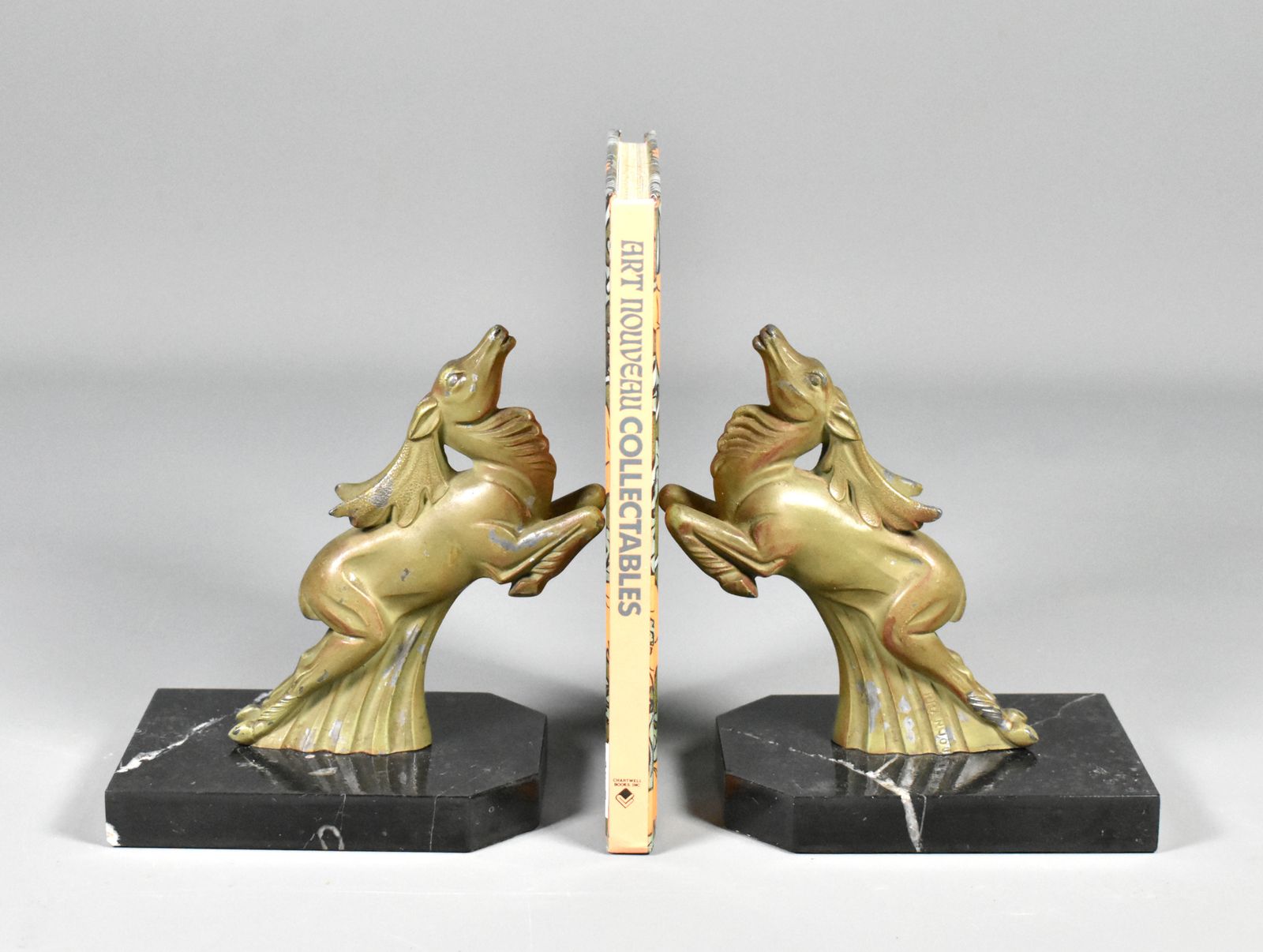 Pair Of Art Deco Ibex Bookends Signed Franjou (Hippolyte Moreau) photo furniture