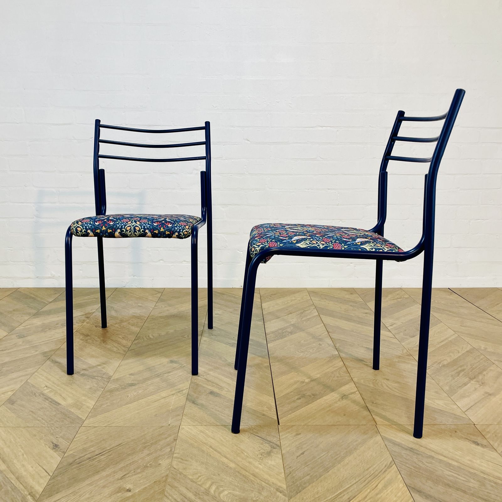 Vintage Metal Framed Chairs, Set Of 2, Featured On Bbc Show; Money For Nothing photo buy