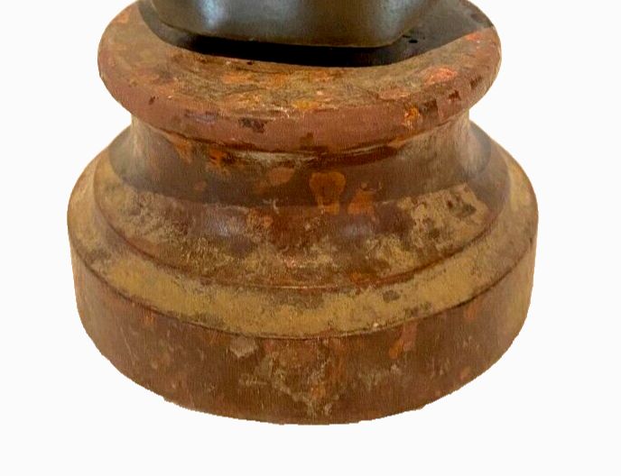 Bronze Group "Miniature Bust Of A Young Child" 20th Century photo vintage