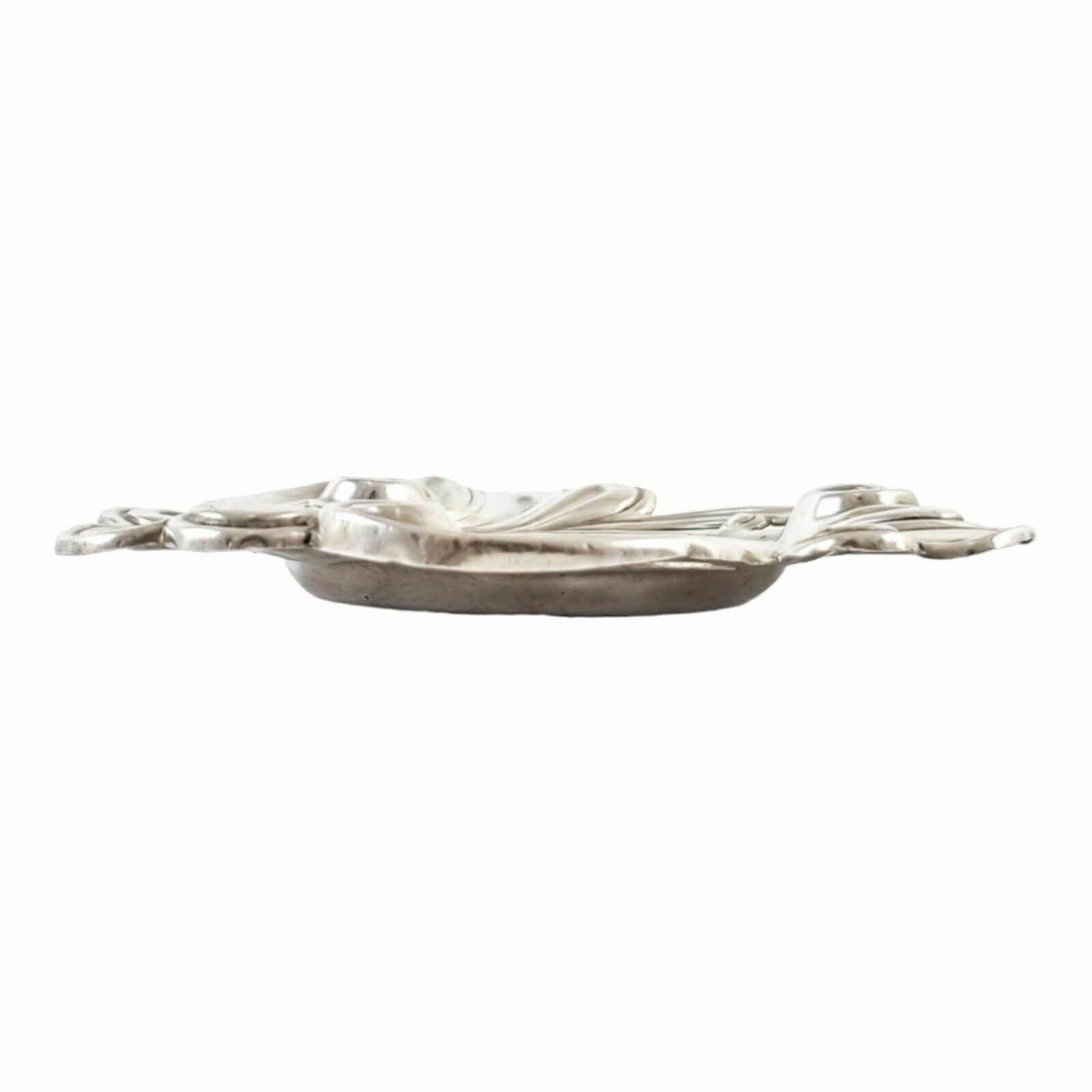 Victorian Fluted Round Pin Tray / Sweetmeat Dish / Ashtray Embossed With Scrolls photo Home Decor