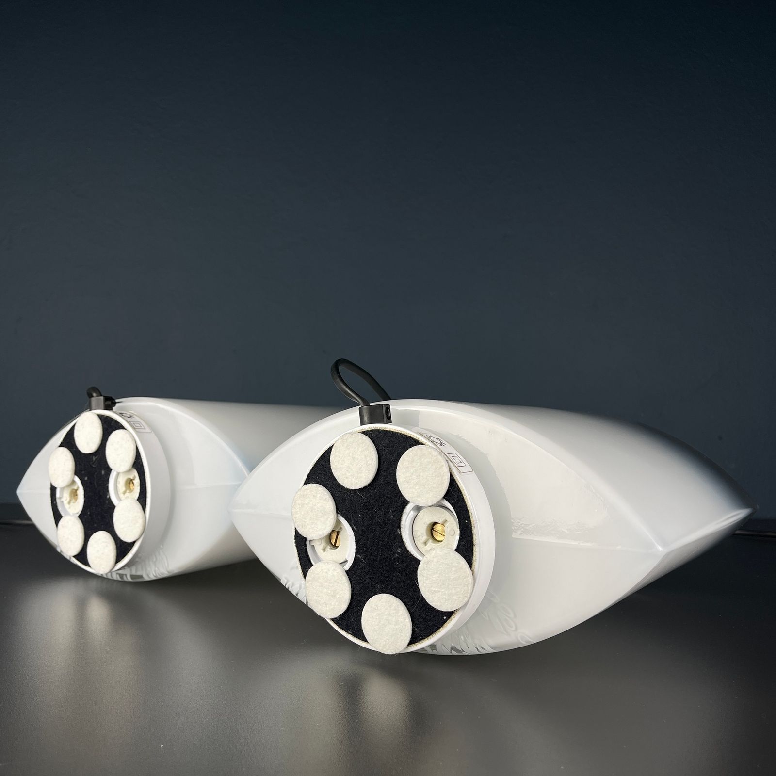 photo furniture Pair Of Murano Table Lamps Idra By Rosanna Tosa For Leucos, Italy 1980s