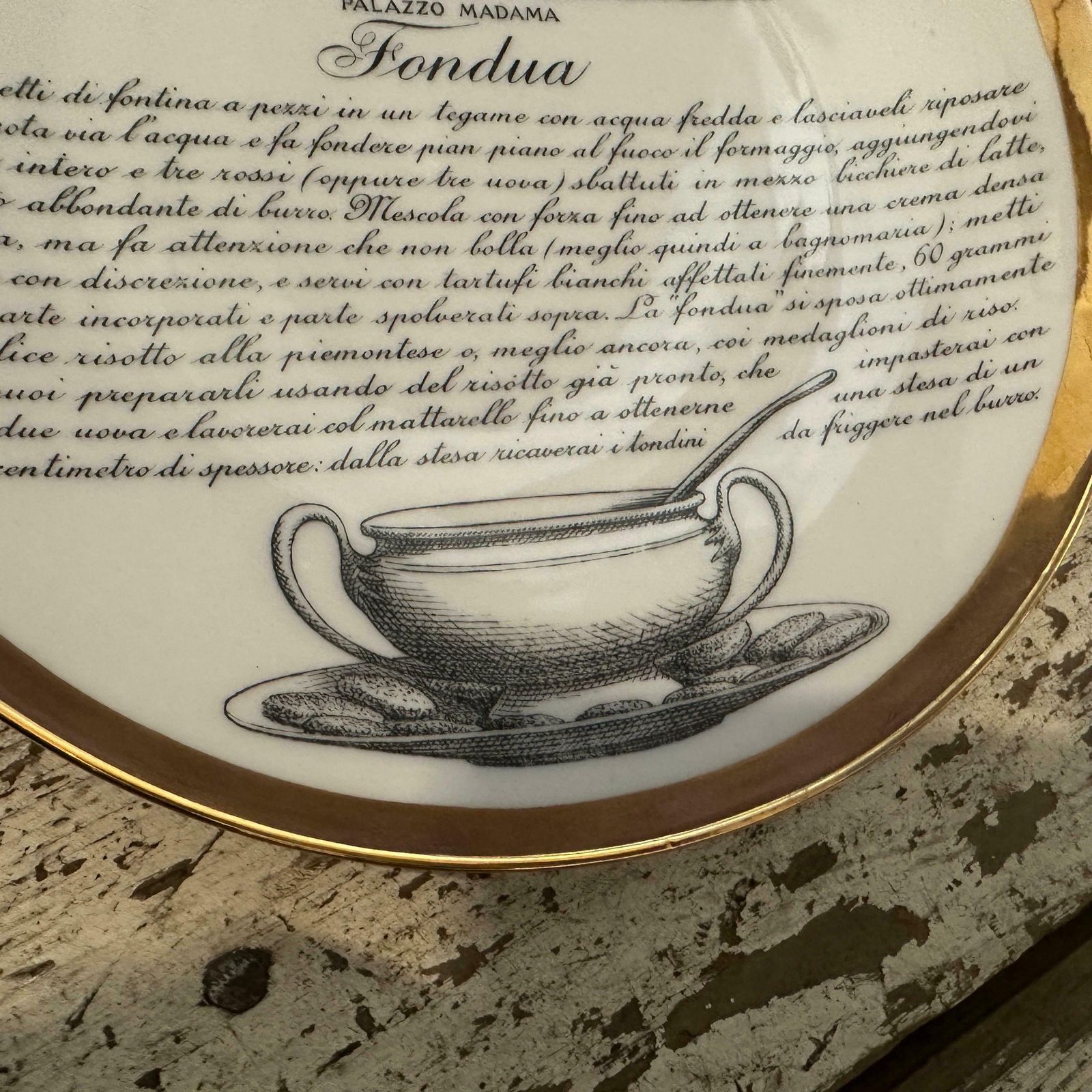 1970s Set Of Four Mid Century Modern Porcelain Mural Plates By Piero Fornasetti photo furniture