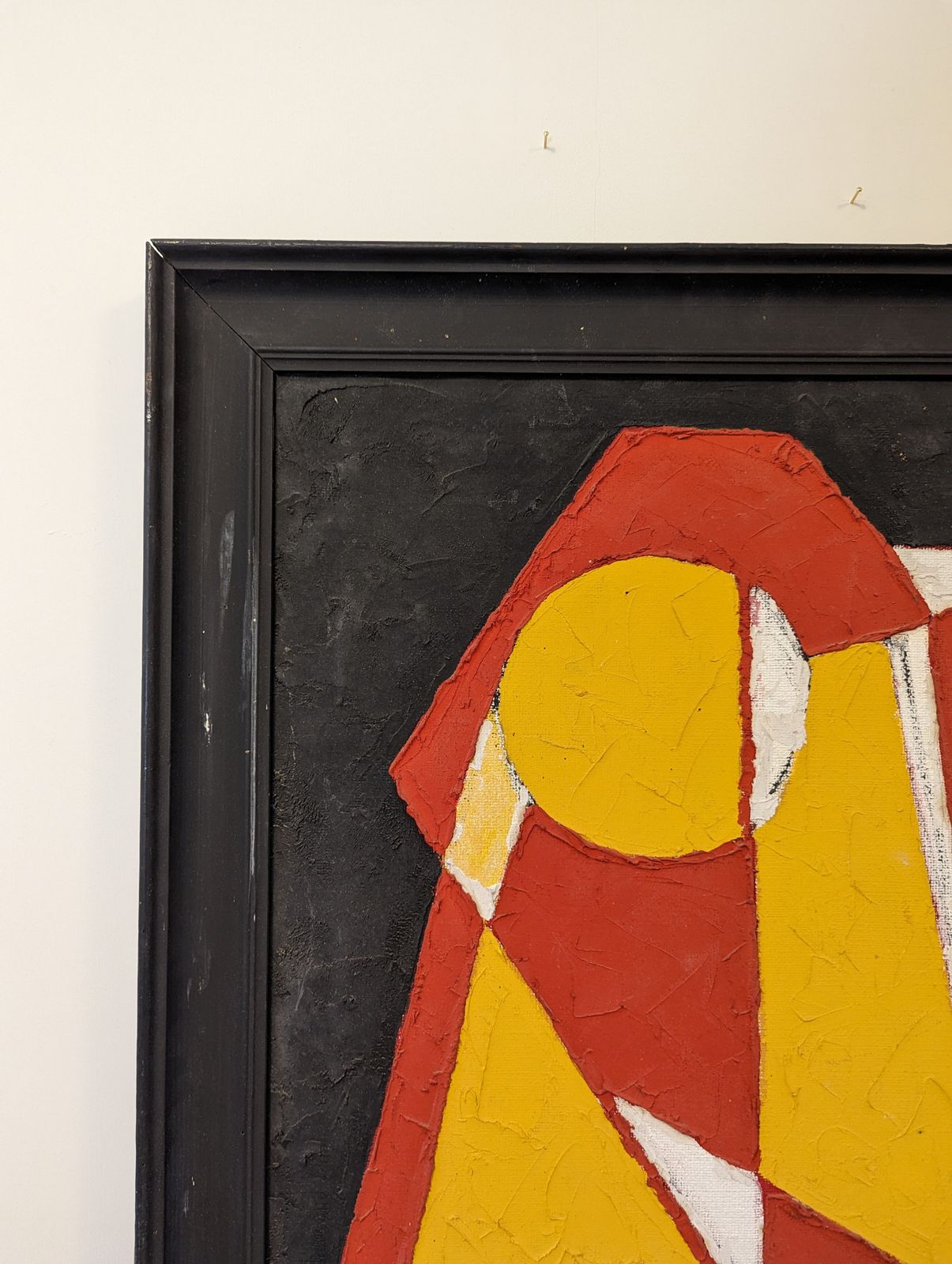 Cradle Oil Painting, Mid 20th Century photo vinterior