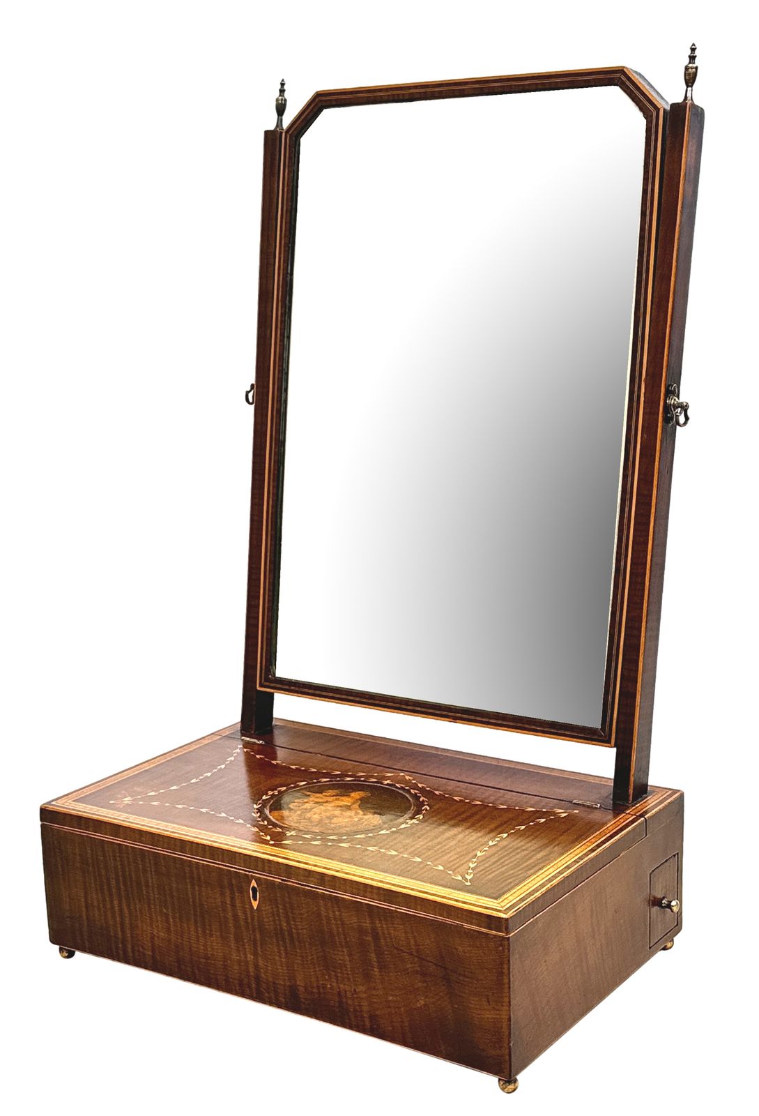Rare 18th Century Harewood Table Mirror (England, Circa 1785)