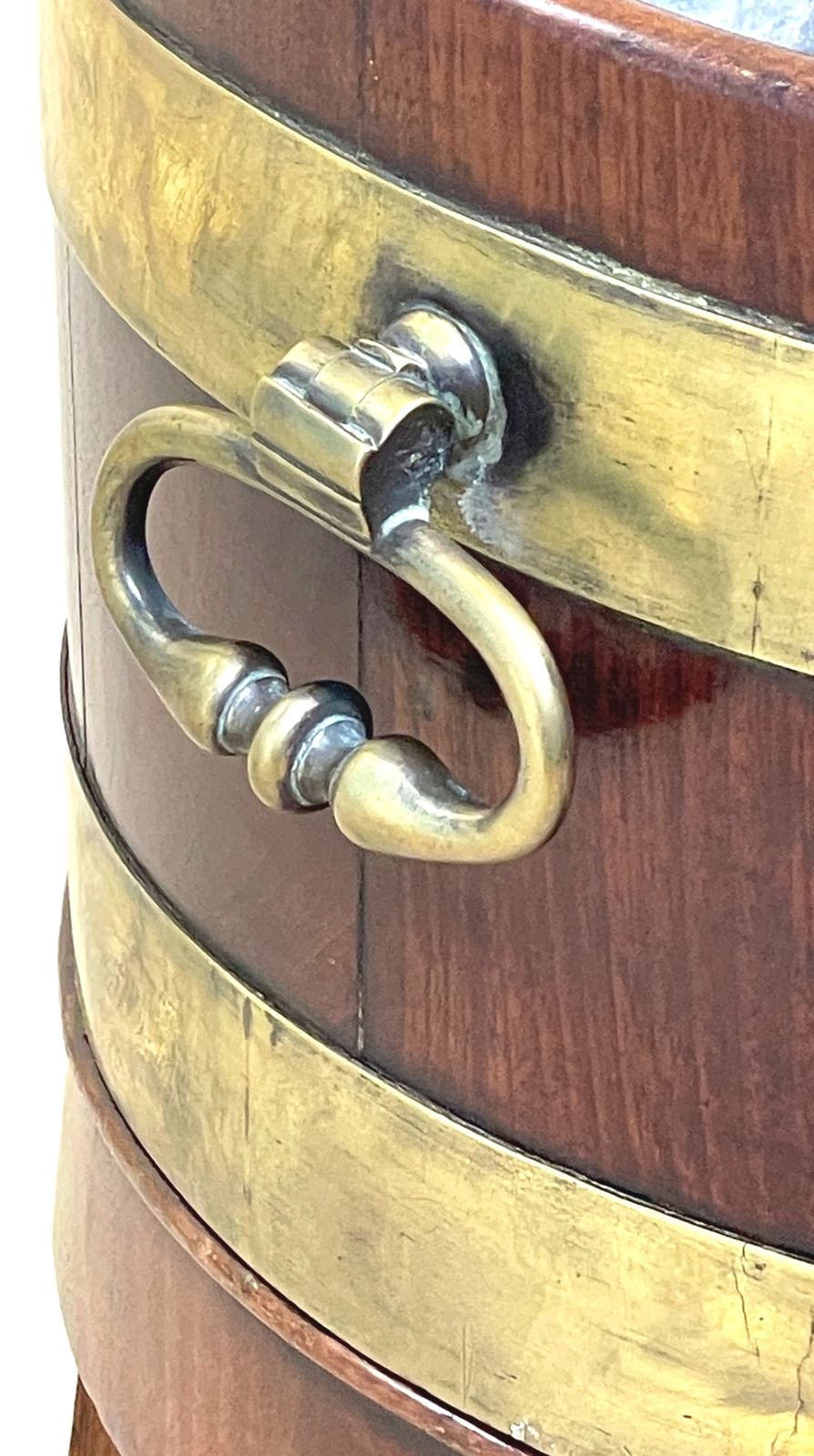 photo for sale Georgian 18th Century Mahogany Oval Open Wine Cooler (England, Circa 1770)