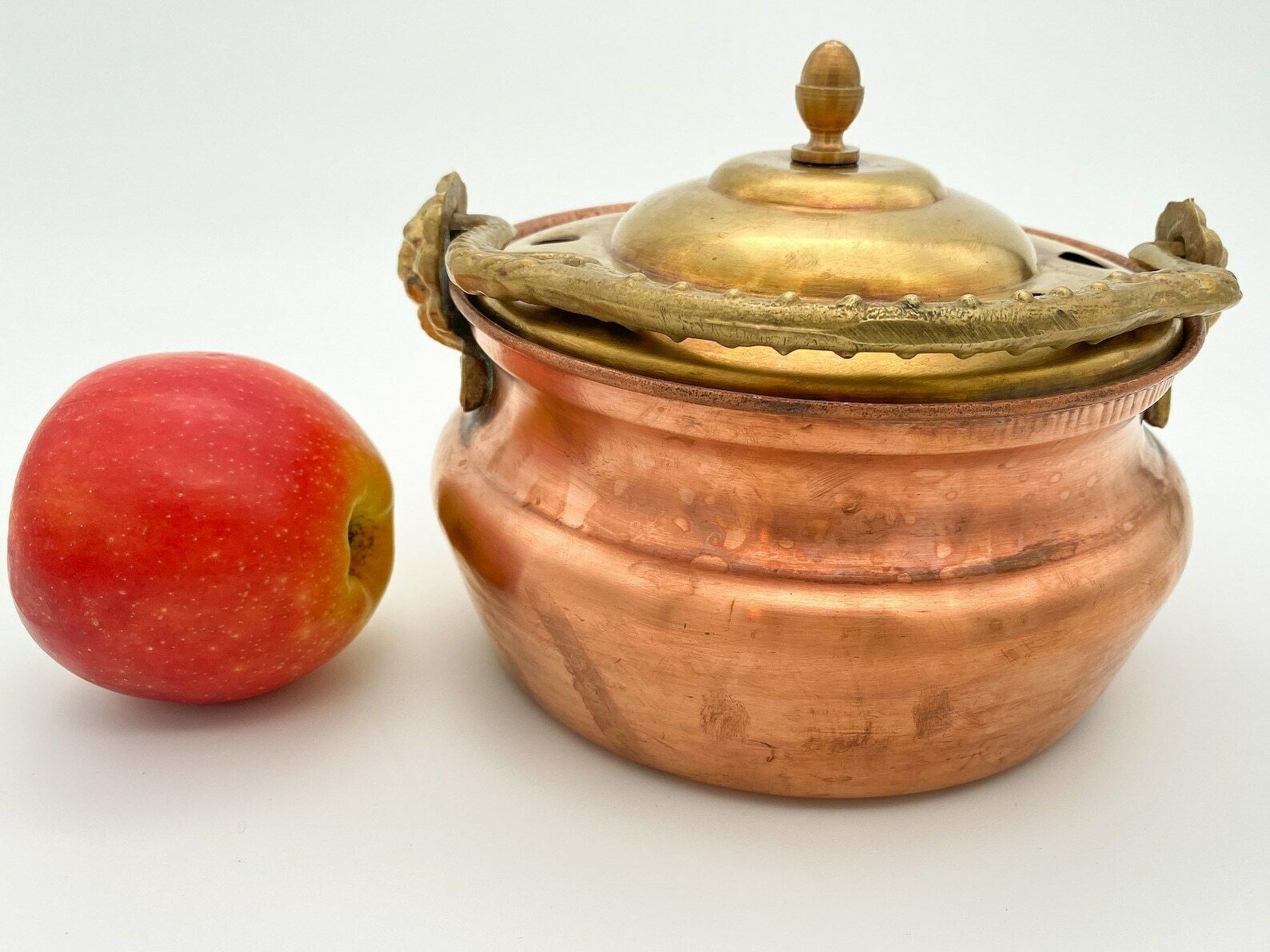 photo for sale Vintage Copper Pot, Copper Cookware, Copper Kitchenware, Copper Flower Pot, Antique Plant Pot, Vintage Planter, Vintage Copper Planter