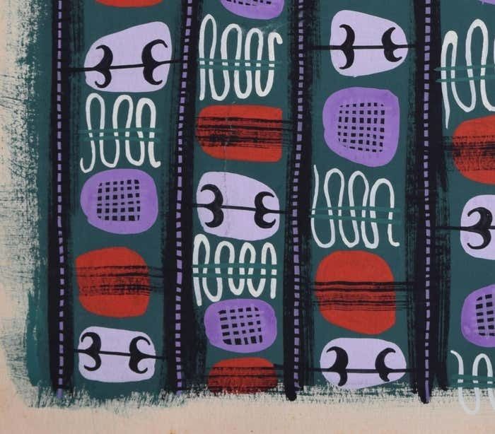 20th Century Fabric Design By Raymond Weston Loughborough College Of Art photo 350.0