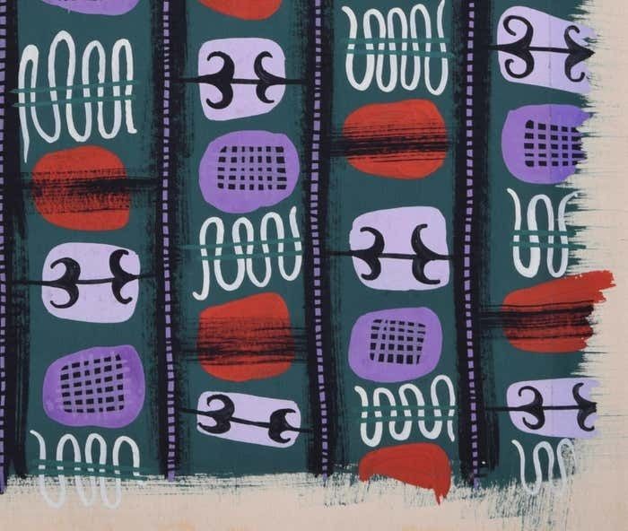 20th Century Fabric Design By Raymond Weston Loughborough College Of Art photo vinterior