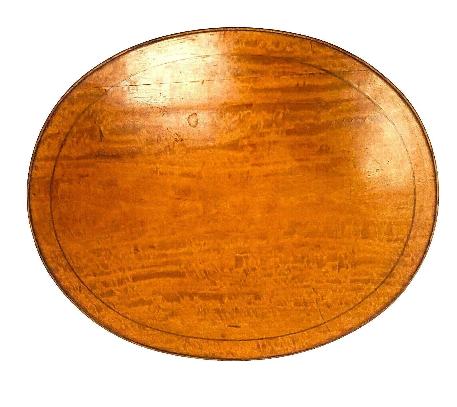 Oval Pedestal Table In Veneer Wood And Black Wood Net 20th Century photo vintage