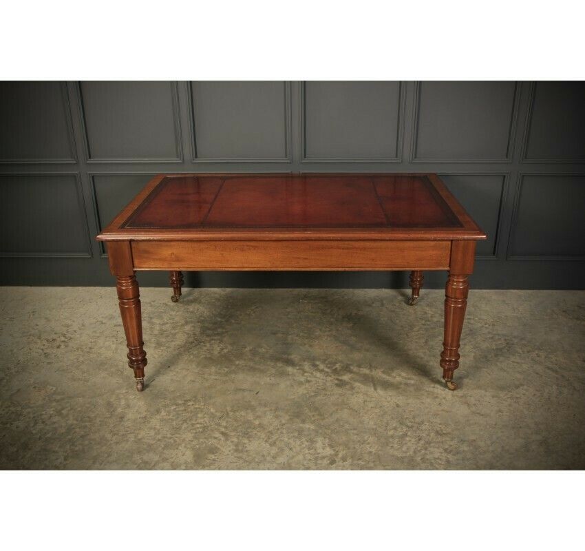 Victorian Mahogany Partners Writing Table photo for sale