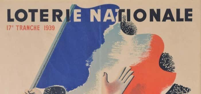 Loterie Nationale La Marseillaise Original Vintage Poster By Edgard Derouet 1939 photo furniture