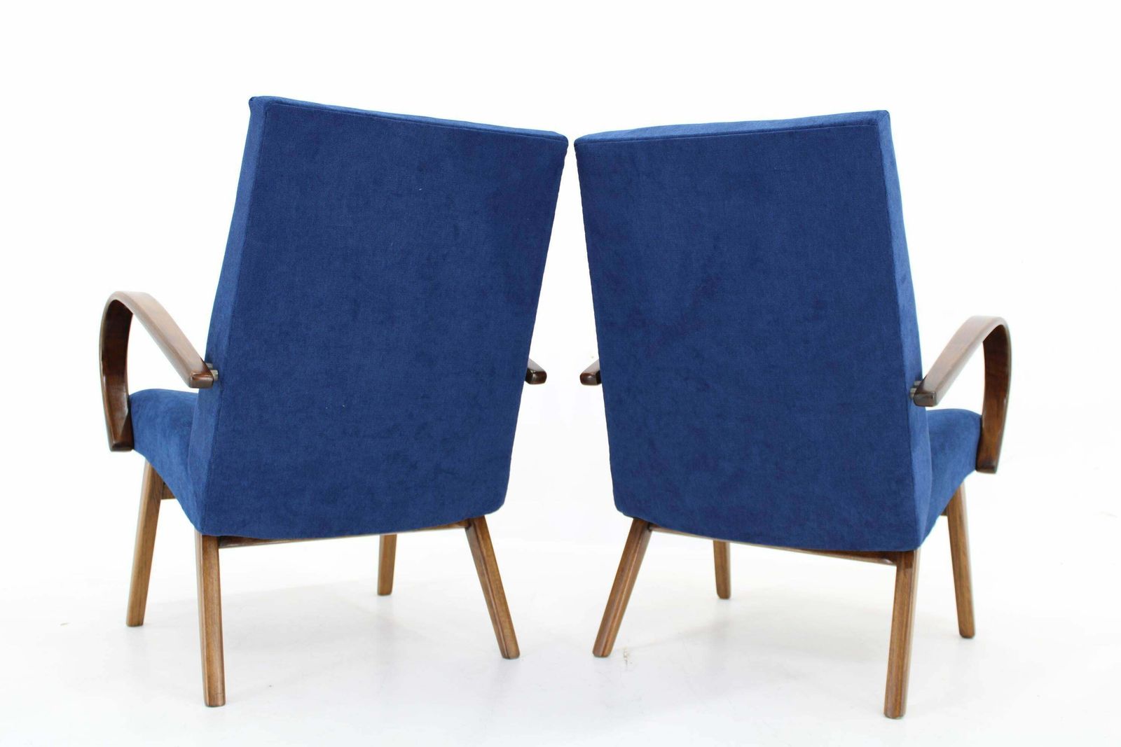 1960s Pair Of Jaroslav Smidek Armchairs For Ton, Czechoslovakia photo buy