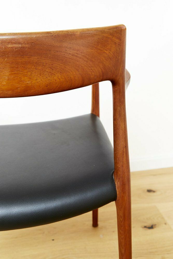 Model 57 Chair In Teak By Niels Otto Møller For J.L. Møllers, 1970s photo furniture