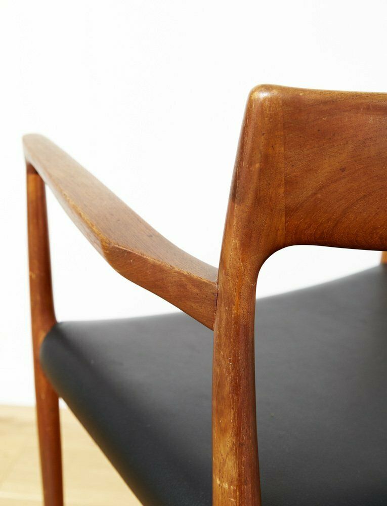 photo vintage Model 57 Chair In Teak By Niels Otto Møller For J.L. Møllers, 1970s