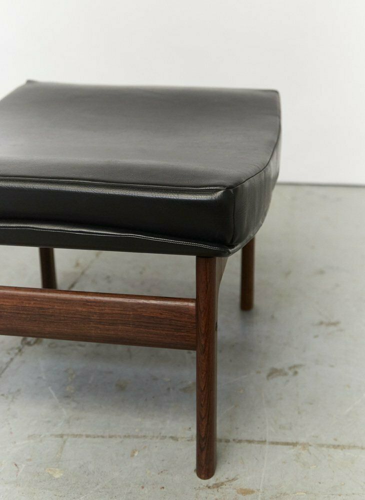 Furniture Adam Lounge Chair And Ottoman By Ib Kofod Larsen For Mogens Kold, 1960s, Set Of 2 photo