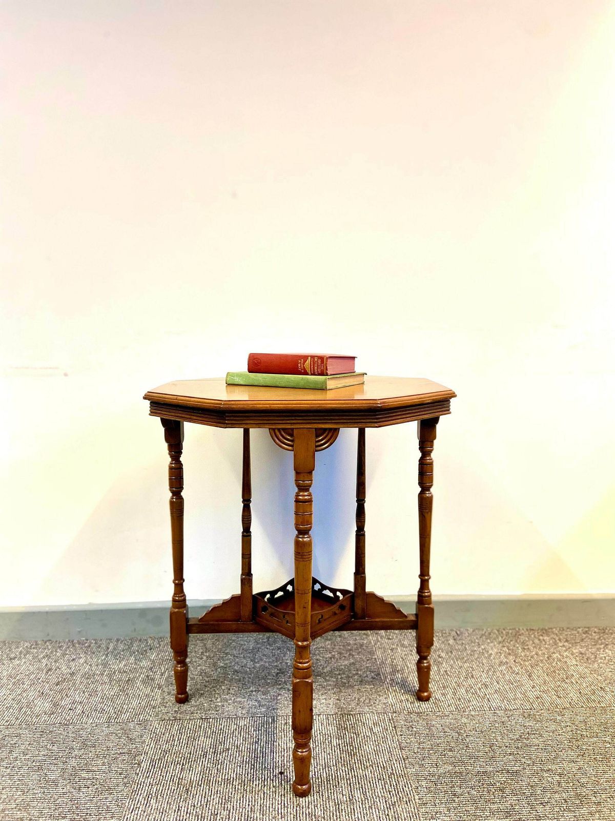 Antique Edwardian / Six Sided Top Occasional Table / Made In England C1910 / Free Delivery photo 250.0
