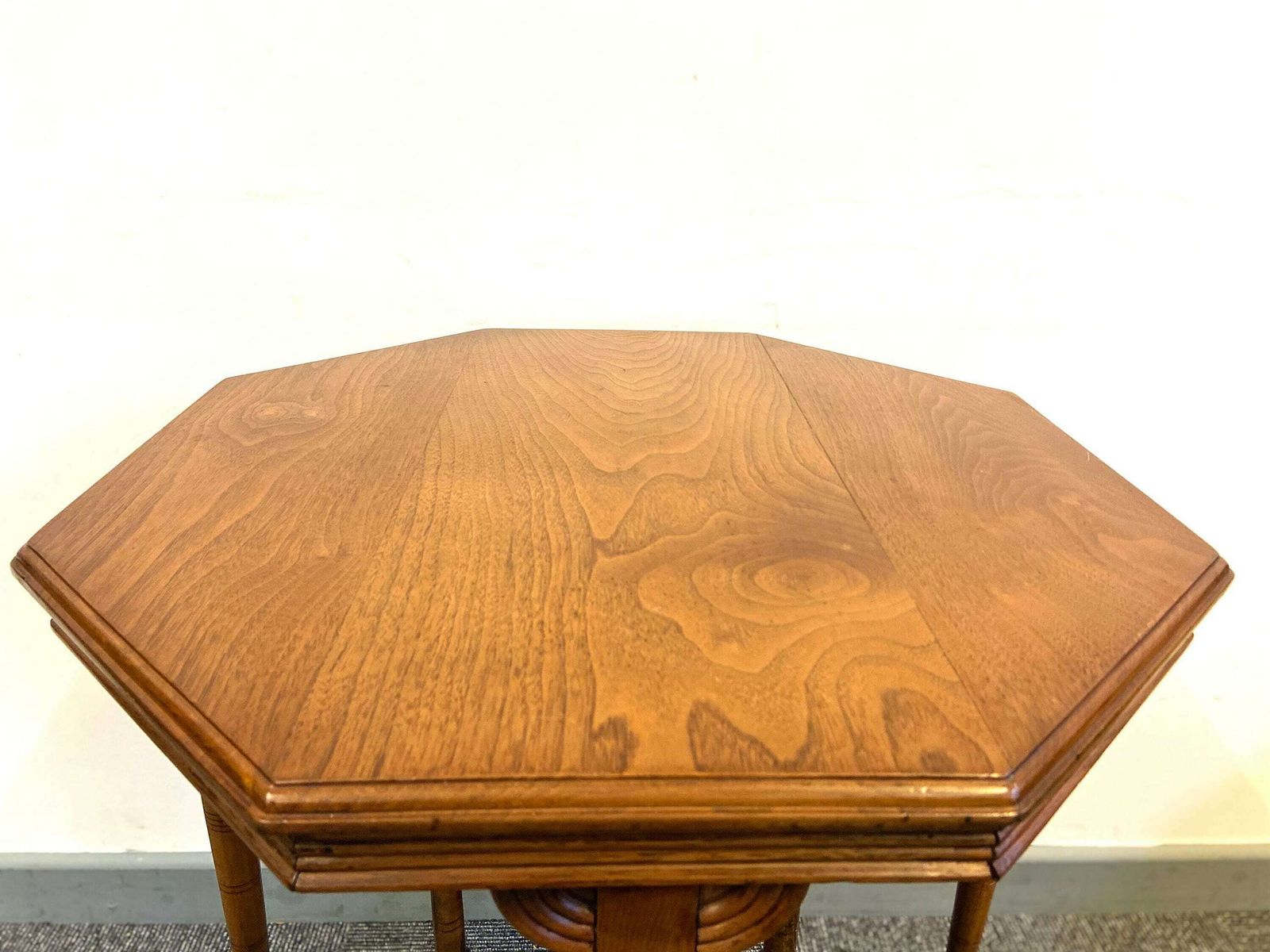 Antique Edwardian / Six Sided Top Occasional Table / Made In England C1910 / Free Delivery photo vintage
