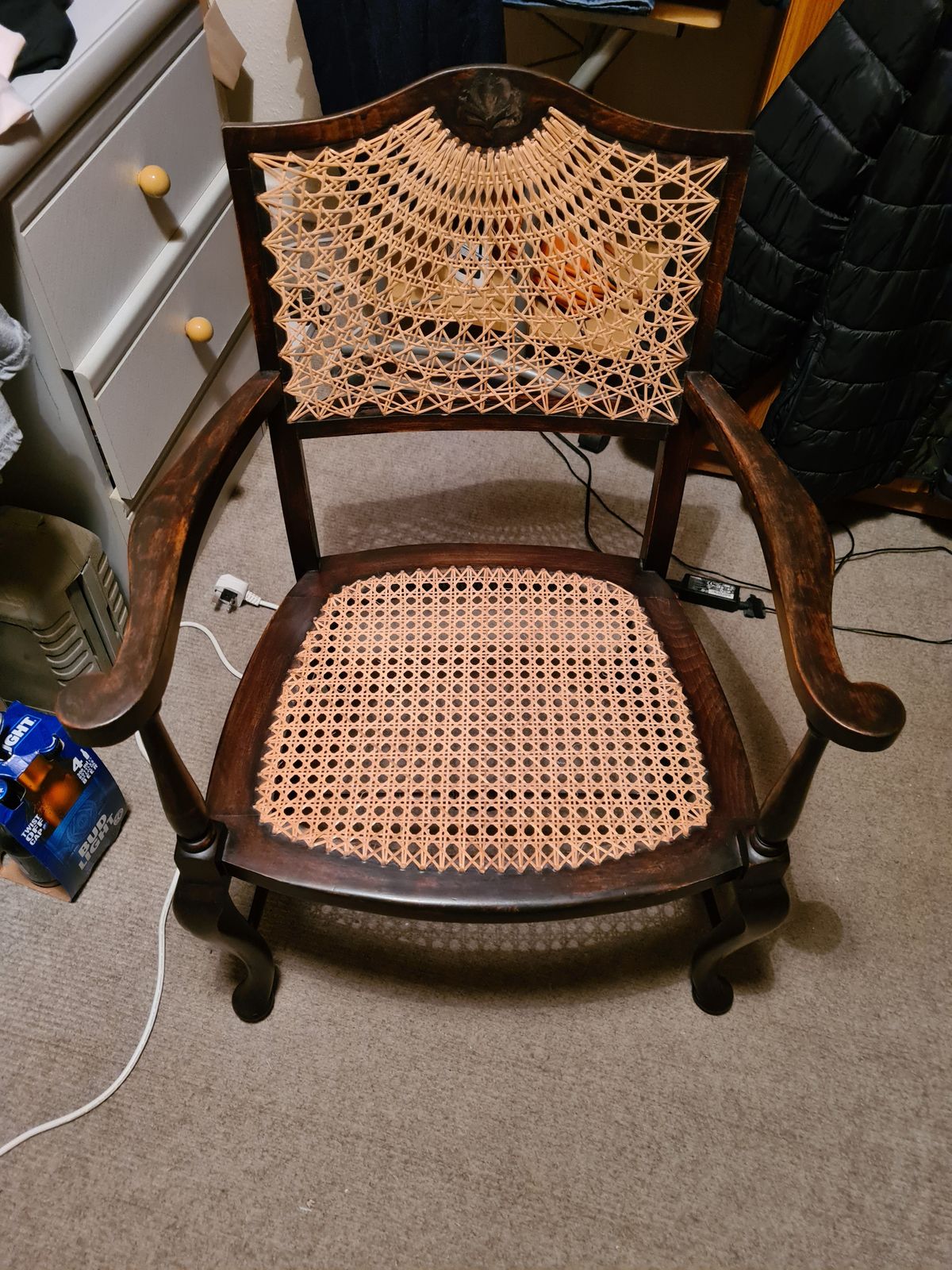 Vintage  French Bergere Chair
