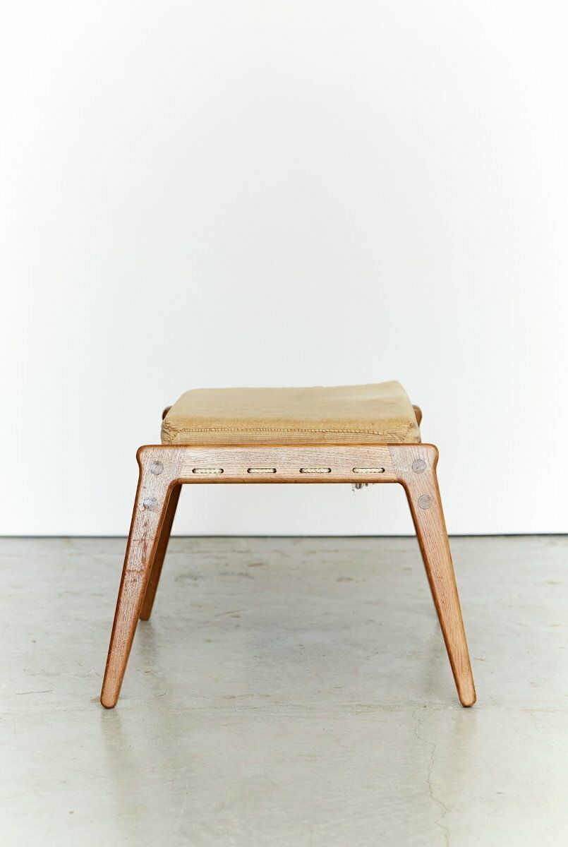 Oak Stool By Heinz Heger For Pgh Erzgebirge Arts And Crafts Annaberg Buchholz photo Furniture
