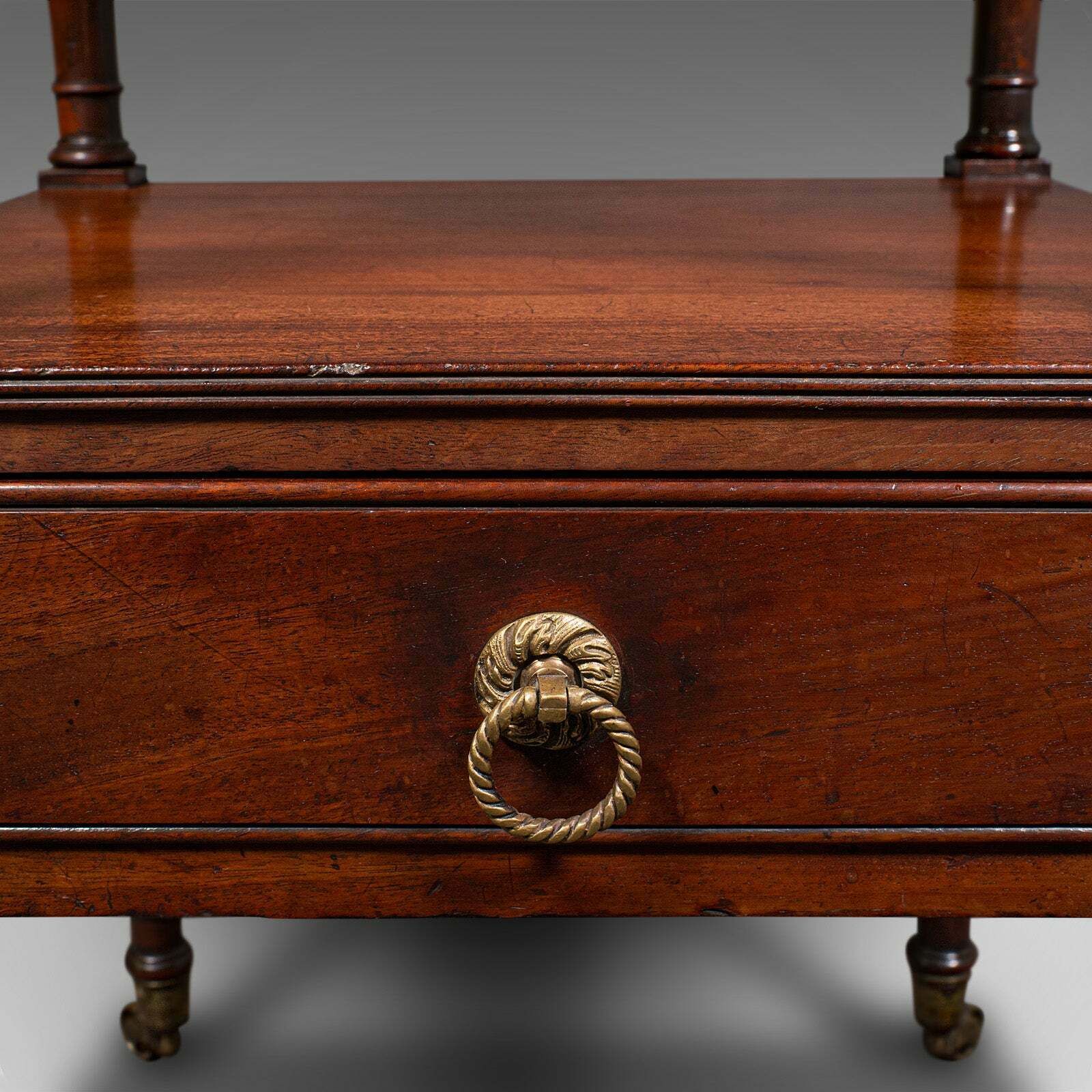 photo furniture Antique 3 Tier Whatnot, English, Open Display Stand, Late Georgian, Circa 1800