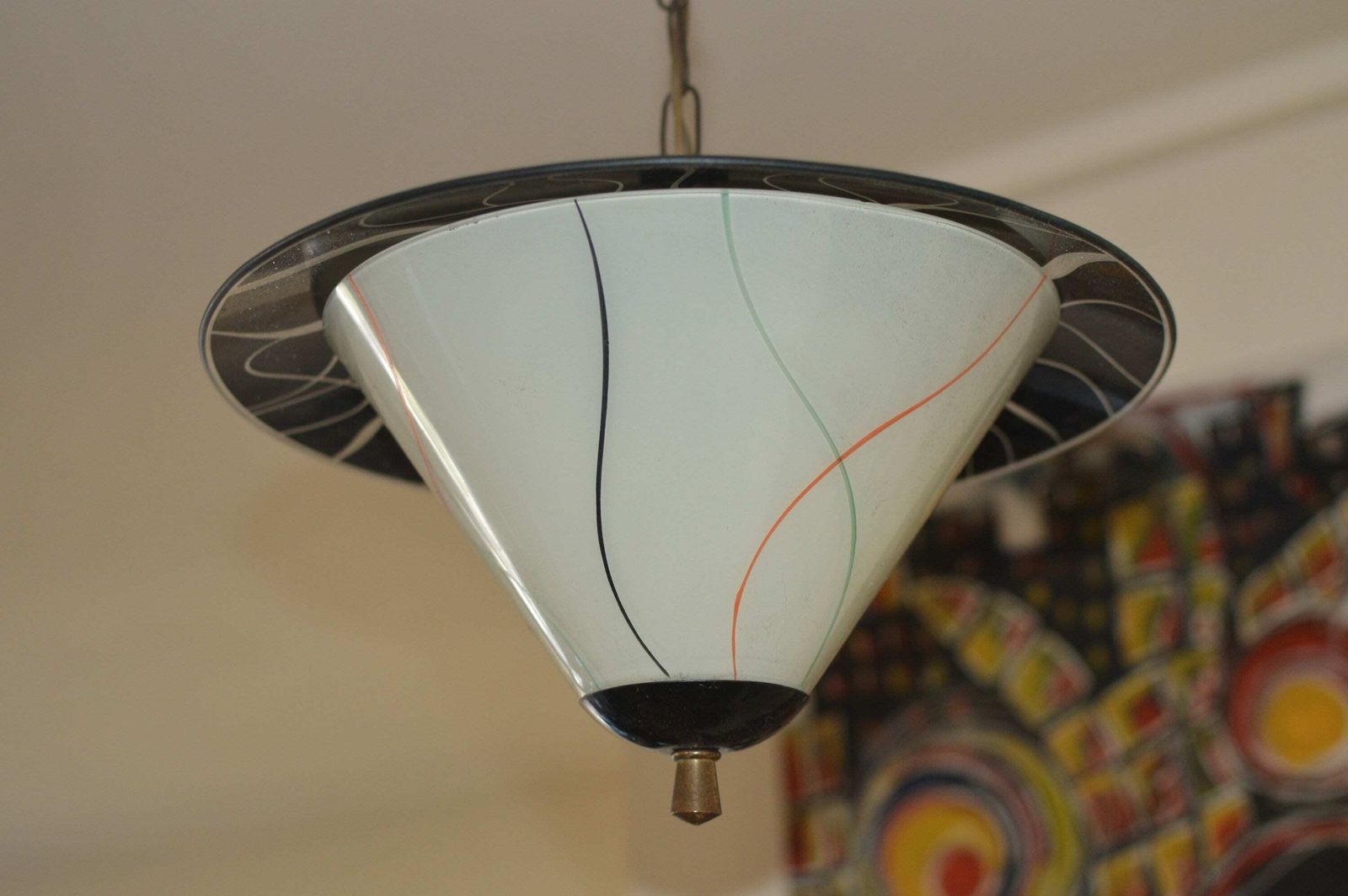 photo for sale Vintage Space Age Atomic Sputnik Lamp