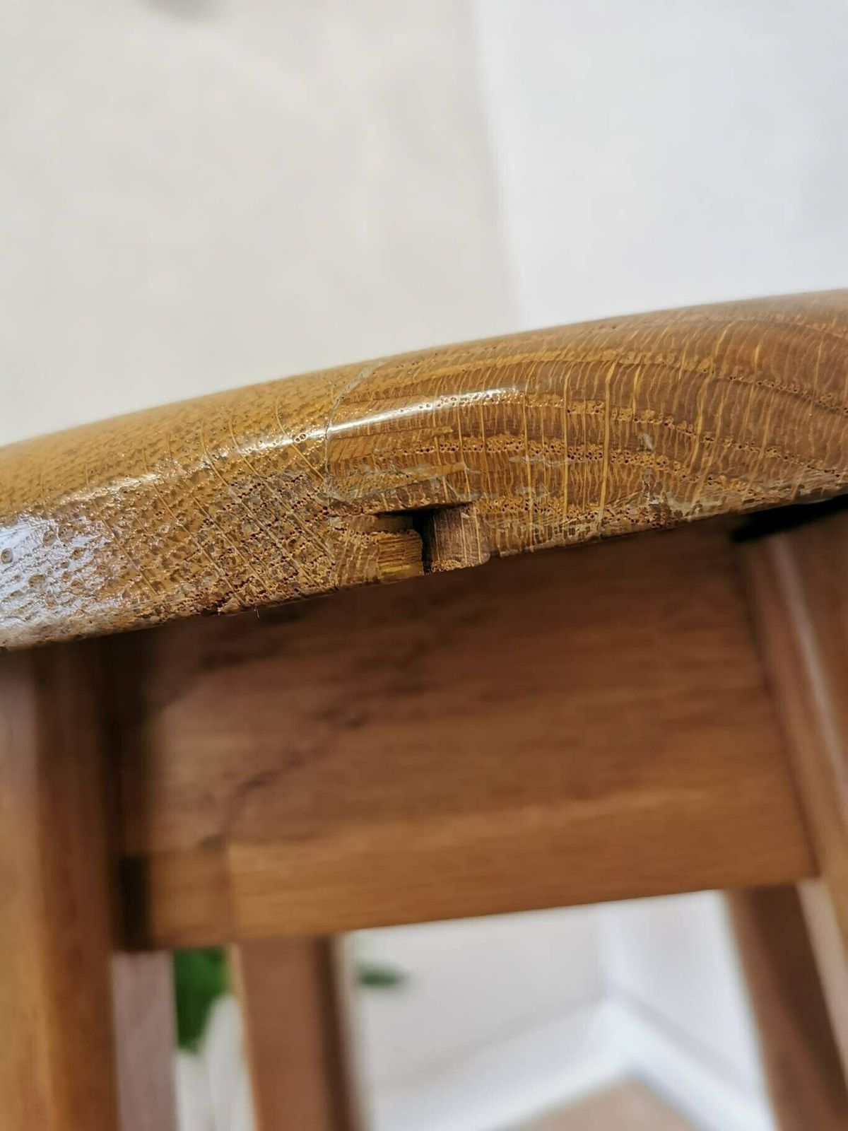 Set Of 2 Vintage Wooden Oak Bar Stools / High Chair For Kitchen Island / Made In Yugoslavia, 1980s / Minimalistic Japandi Bistro photo for sale