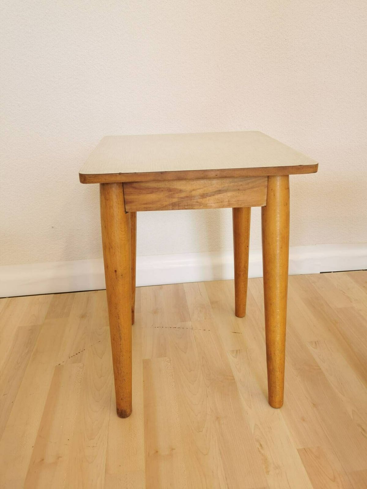 1 Of 3 Wooden Vintage Stool / Made In 1970s, Yugoslavia / Small Chair / Mid Century Coffee Table / Decorative Stool / Mcm Home Decor / photo vinterior