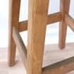 1 Of 1 Vintage Wooden Oak Bar Stools / Industrial High Chair For Kitchen Island / Made In Yugoslavia, 1980s / Minimalistic Japandi Bistro photo furniture