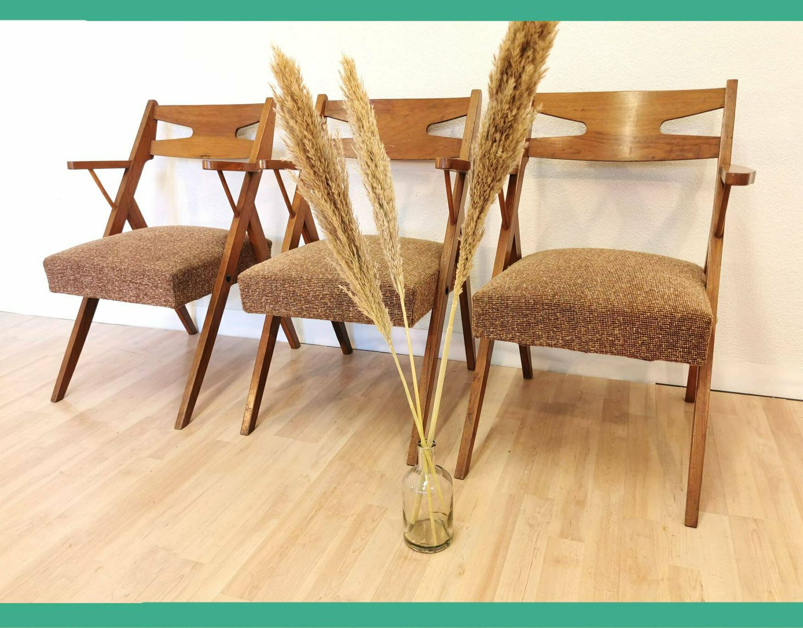 1 Of 3 Mid Century Original Armchair / Made In Yugoslavia / All Authentic Cocktail Chair / Vintage / Retro / Midcentury / Lounge Scandinavia photo furniture