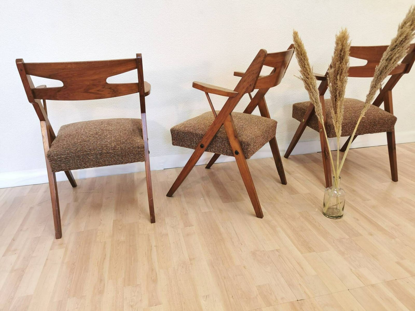 1 Of 3 Mid Century Original Armchair / Made In Yugoslavia / All Authentic Cocktail Chair / Vintage / Retro / Midcentury / Lounge Scandinavia photo for sale
