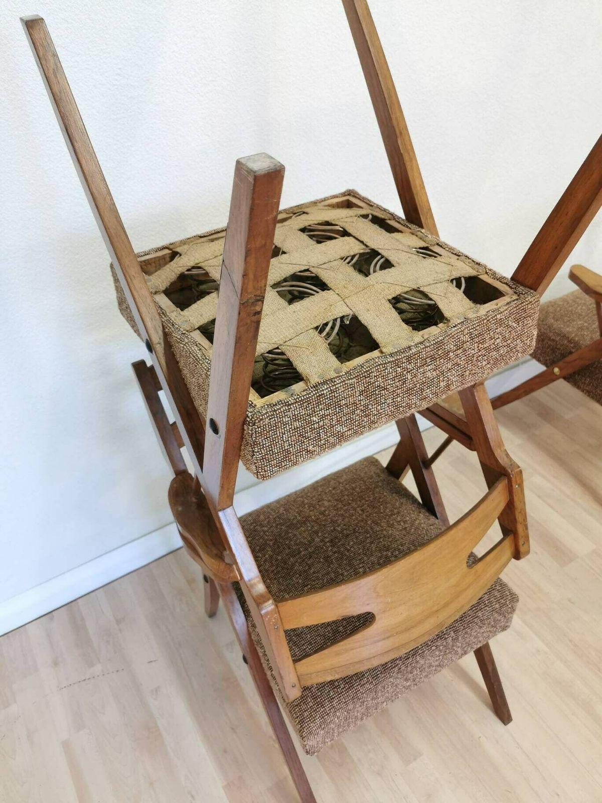 1 Of 3 Mid Century Original Armchair / Made In Yugoslavia / All Authentic Cocktail Chair / Vintage / Retro / Midcentury / Lounge Scandinavia photo vintage