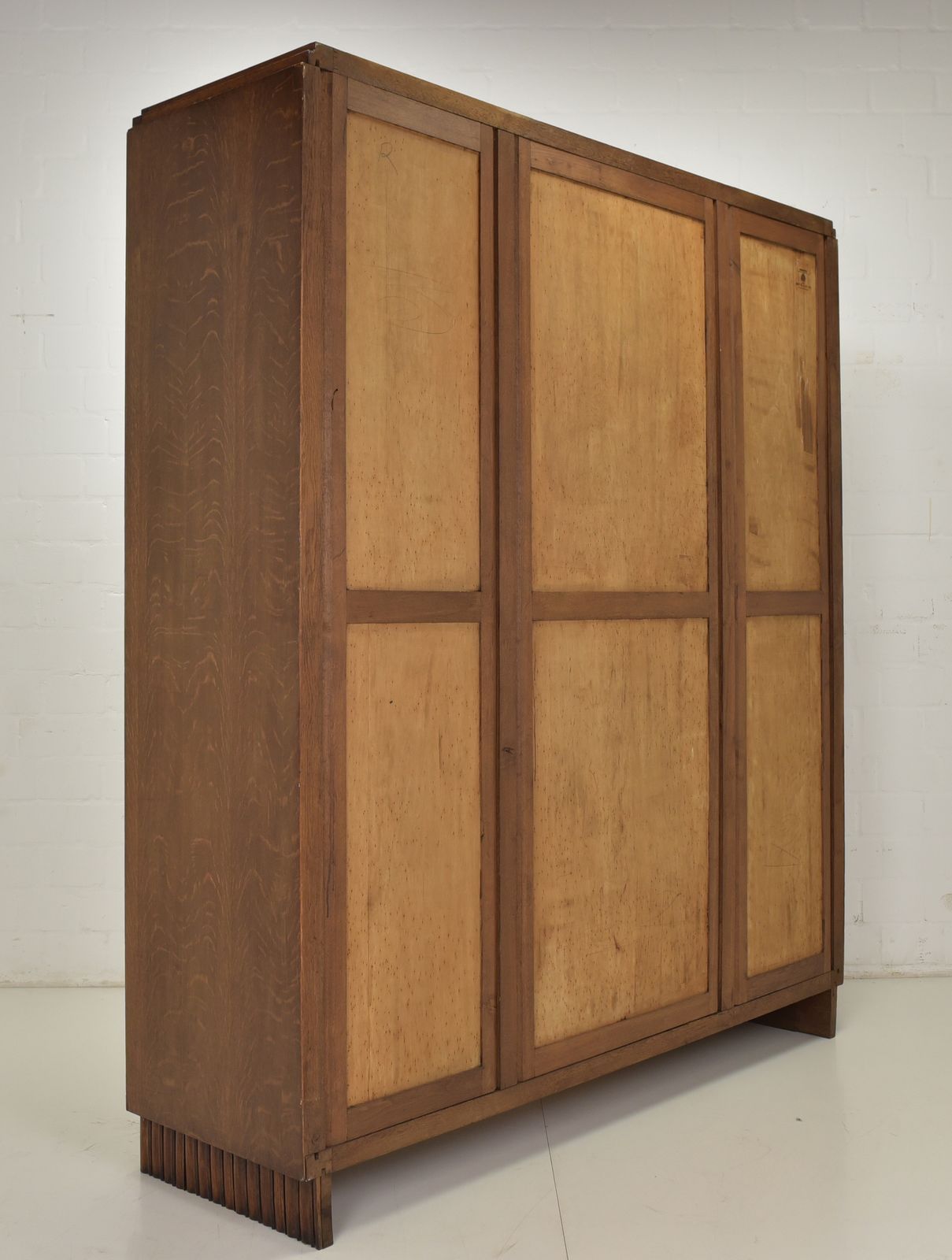Furniture Antik! Wardrobe Restored Art Déco C. 1930 Oak Bedroom photo