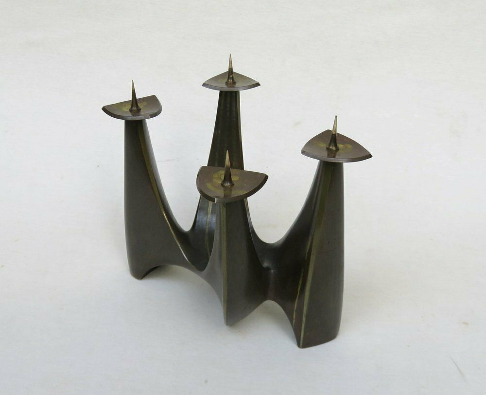 Brass Candleholder By Klaus Ullrich For Faber & Schumacher, 1950s photo Home Decor