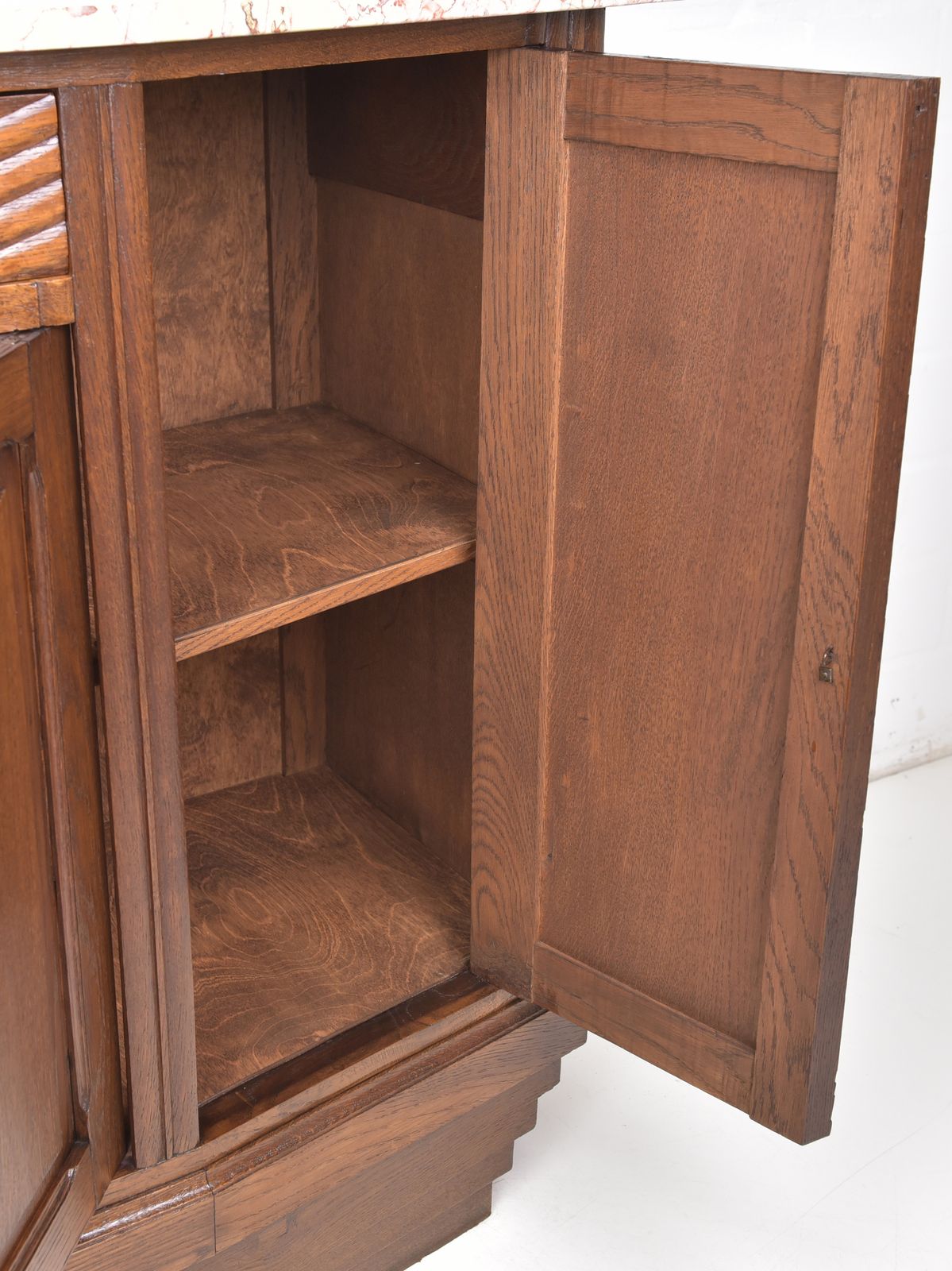 Antique! Sideboard Restored Art Deco Around 1925 Oak Chest Of Drawers Sideboard photo vinterior