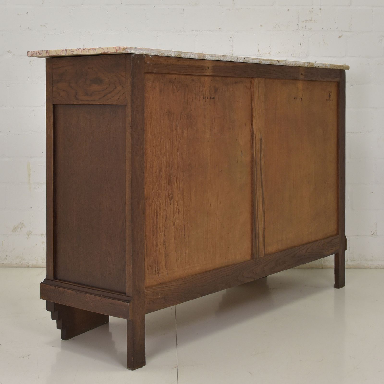 1342.0 Antique! Sideboard Restored Art Deco Around 1925 Oak Chest Of Drawers Sideboard photo
