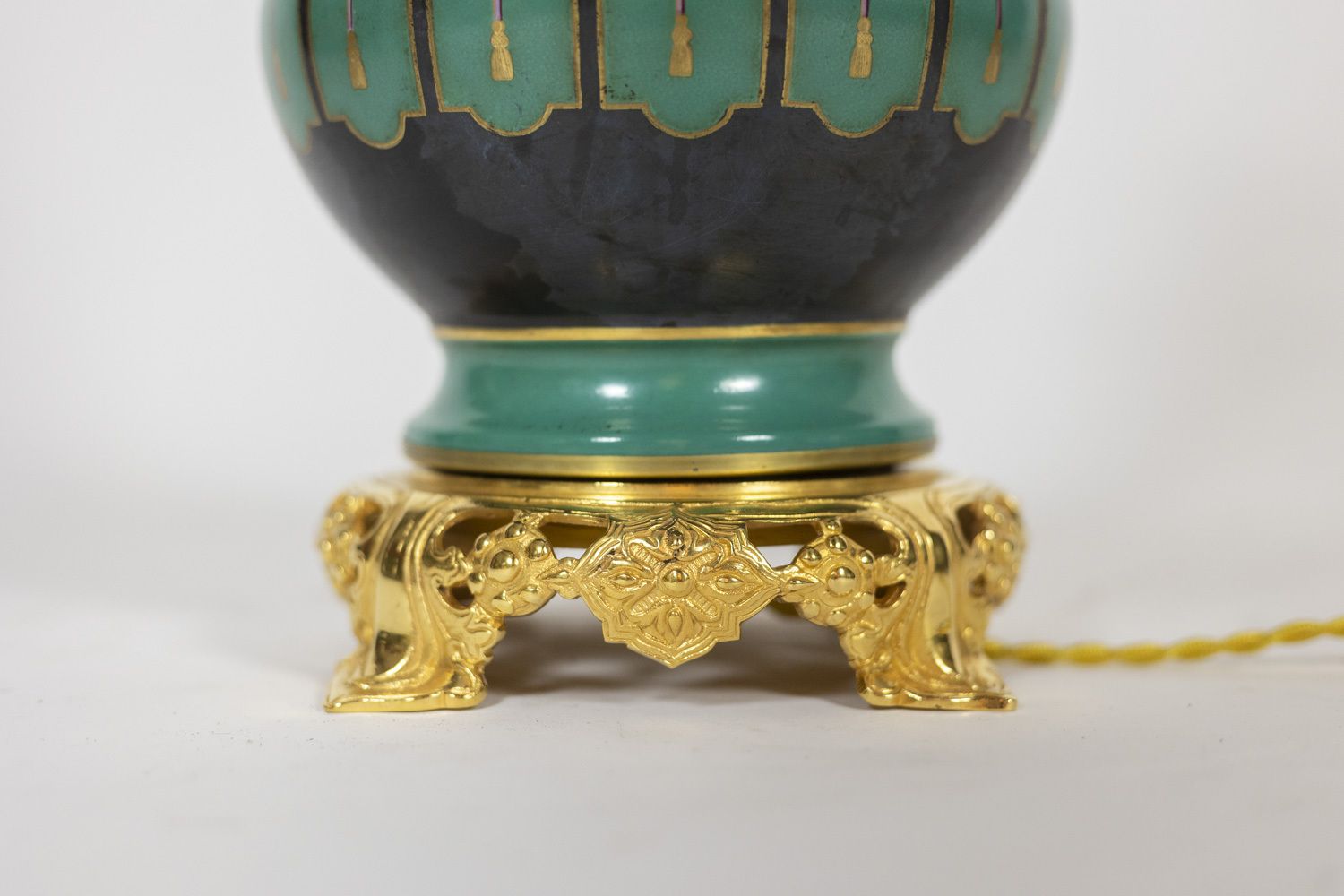 Pair Of Lamps In Porcelain Of Paris And Gilded Bronze. Circa 1850. photo buy