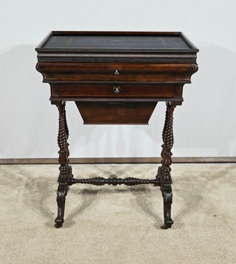Small Table Hairdresser, Time Restoration – Early 19th Century photo for sale