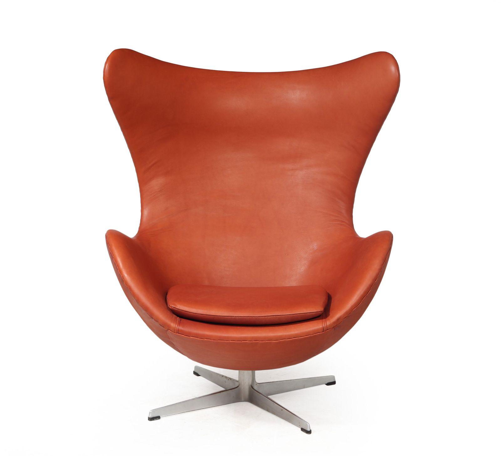 Leather Egg Chair By Fritz Hansen photo for sale