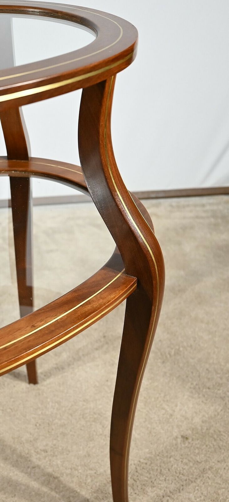 photo for sale Serving Table In Solid Mahogany, Louis XV / Louis XVI Transition Style – 2nd Part 19th