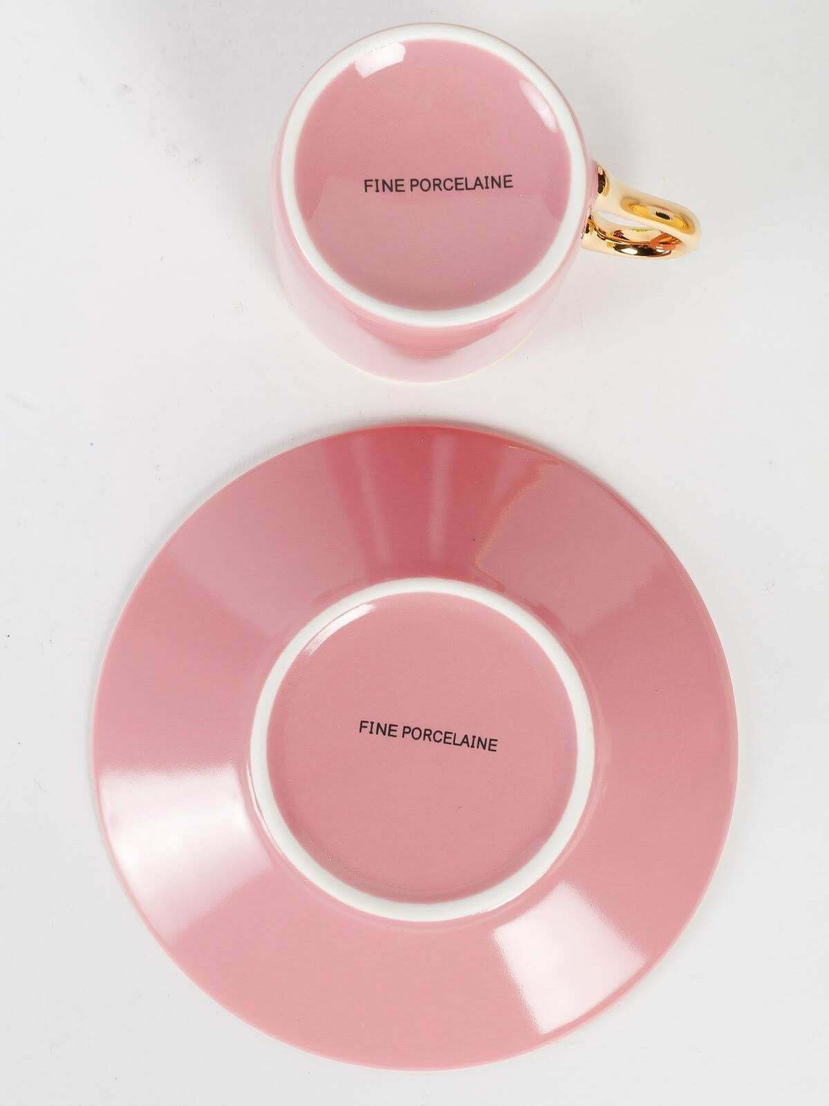 Set Of Six Fine Porcelain Cups And Saucers. photo 484.0