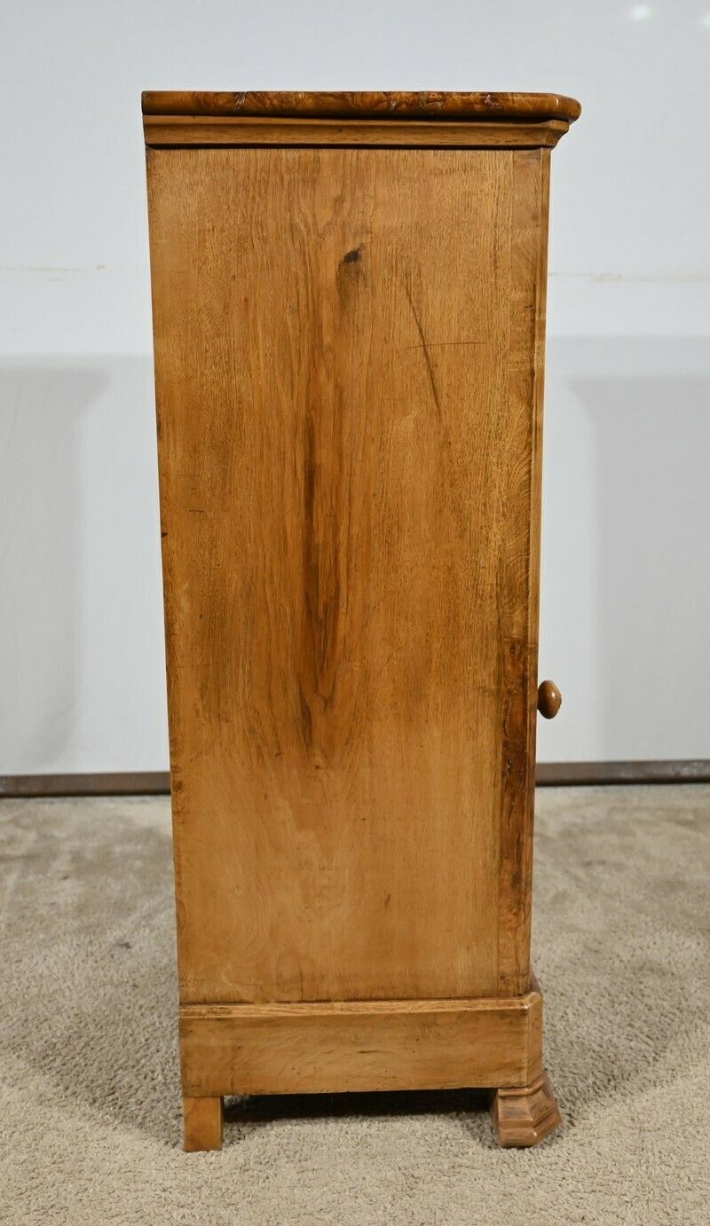 1428.70967722 Tall Narrow Ash Burl Cabinet – Late 19th Century photo